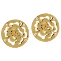 Orphelia® 'Fiore' Damen Sterling Silber Ohrstecker - Gold ZO-7079/2