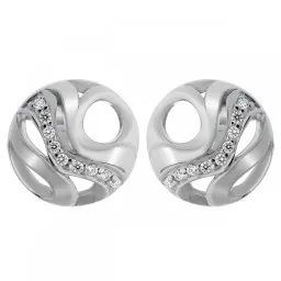 Orphelia® 'Elvina' Damen Sterling Silber Ohrstecker - Silber ZO-7085