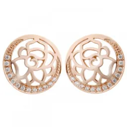 Orphelia® 'Blair' Femmes Argent Puce d'oreille - Rosé ZO-7089/1