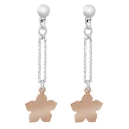 Orphelia® 'Dilara' Femmes Argent Boucle d'oreille - Argent/Rose ZO-7184