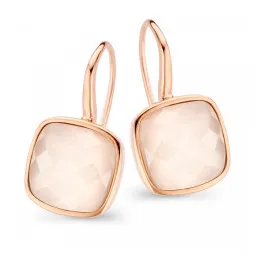 Orphelia® 'Isabella' Women's Sterling Silver Drop Earrings - Rose ZO-7198/CR