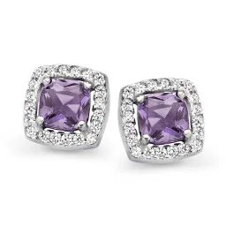 Orphelia® 'Faustine' Dames Zilver 925 925 Oorknoppen - Zilverkleurig ZO-7199/LA