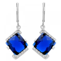 Orphelia® 'Hilma' Damen Sterling Silber Ohrhänger - Silber ZO-7208