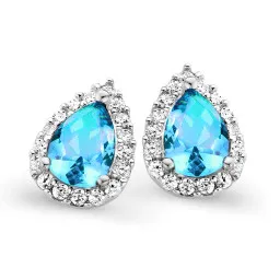 Orphelia® 'Enora' Dames Zilver 925 925 Oorknoppen - Zilverkleurig ZO-7226/BT/1