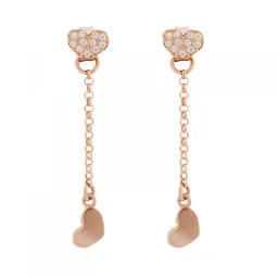 Orphelia® 'Elisa' Femmes Argent Boucle d'oreille - Rosé ZO-7381