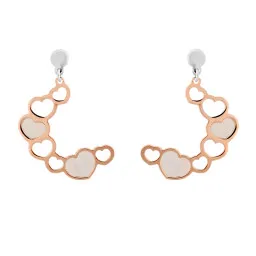 Orphelia® 'Maliya' Damen Sterling Silber Ohrhänger - Silber/Rosa ZO-7388