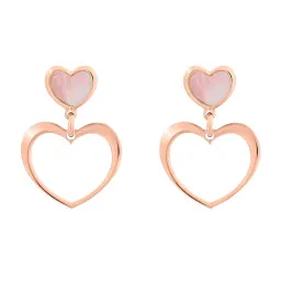 Orphelia® 'Mada' Damen Sterling Silber Ohrhänger - Rosé ZO-7389