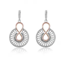 Orphelia® 'Frida' Damen Sterling Silber Ohrhänger - Silber/Rosa ZO-7437