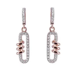 Orphelia® 'Gigi' Damen Sterling Silber Ohrhänger - Rosé ZO-7438
