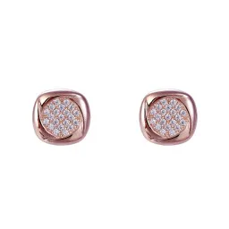 Orphelia® 'Amalia' Femmes Argent Puce d'oreille - Rosé ZO-7442