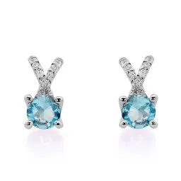 Orphelia® 'Maya' Damen Sterling Silber Ohrhänger - Silber ZO-7478/AQ