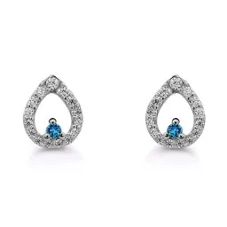 Orphelia® 'Kiana' Dames Zilver 925 925 Oorknoppen - Zilverkleurig ZO-7487