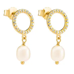 Orphelia® 'Spa' Femmes Argent Boucle d'oreille - Or ZO-7575/G