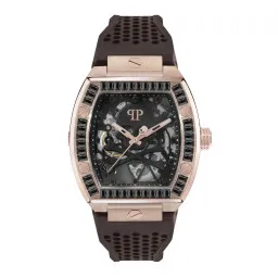 Philipp Plein® Analog 'The $keleton' Herren Uhr PWBAA1723