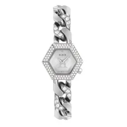 Philipp Plein® Analoog 'The hexagon groumette' Dames Horloge PWWBA0123