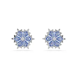 Swarovski® 'Magic' Femmes Métall Puce d'oreille - Argent 5734242