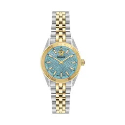 Versace® Analog 'V-code' Damen Uhr VE8I00524