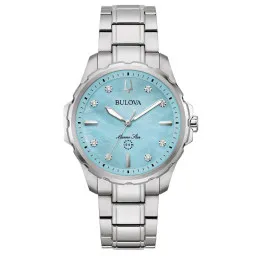 Bulova® Analogique 'Marine Star' Femmes Montre 96P248