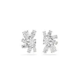 Swarovski® 'Mesmera' Women's Base Metal Stud Earrings - Silver 5737462