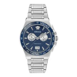 Versace Chronographe 'Greca Reaction' Hommes Montre VE5N00326