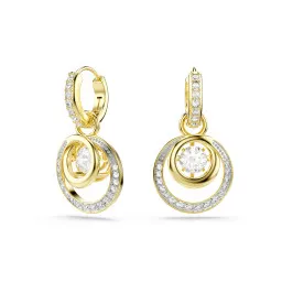 Swarovski® 'Hyperbola Spin' Women's Gold Plated Metal Drop Earrings - Gold 5738249