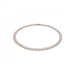 Swarovski® 'Angelic' Women's Gold Plated Metal Necklace - Rose 5367845