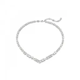 Swarovski® 'Mesmera' Women's Base Metal Necklace - Silver 5665242