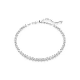 Swarovski® 'Imber' Women's Base Metal Necklace - Silver 5682595