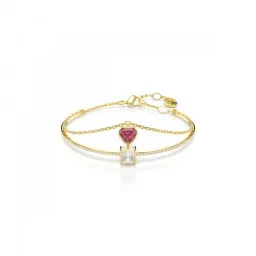 Swarovski® 'Chroma' Dames Verguld Metaal Armband (sieraad) - Goudkleurig 5683835