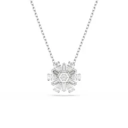 Swarovski® 'Idyllia' Women's Base Metal Necklace - Silver 5691484