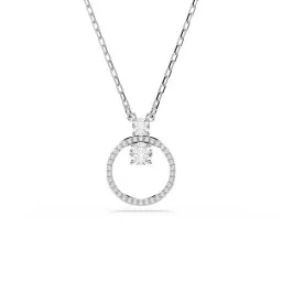Swarovski® 'Dextera' Femmes Métall Collier - Argent 5692261
