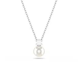 Swarovski® 'Matrix' Femmes Métall Collier - Argent 5693897