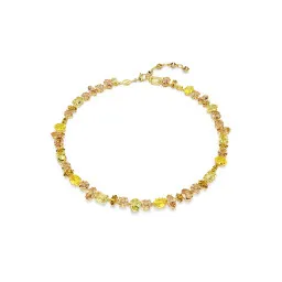 Swarovski® 'Gema' Femmes Métal plaqué Collier - Or 5718071