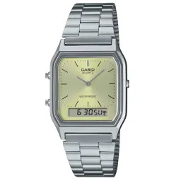 Casio® Analoog En Digitaal 'Casio collection vintage' Unisex Horloge AQ-230A-9AMQYES