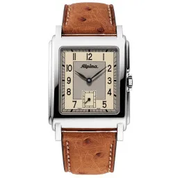 Alpina® Analogue 'Heritage Carrée' Men's Watch AL-530SAC3C6