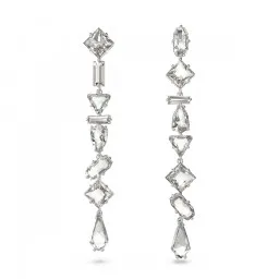 Swarovski® 'Mesmera' Women's Base Metal Drop Earrings - Silver 5661687