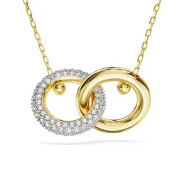 Swarovski® 'Dextera' Femmes Métal plaqué Collier - Or 5668820