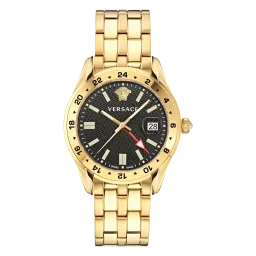 Versace® Analogique 'Greca Time Gmt' Hommes Montre VE7C00723