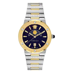 Versace® Analogue 'Greca Logo Moonphase' Women's Watch VE7G00223