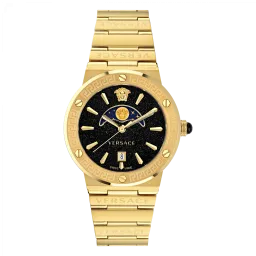 Versace® Analogue 'Greca Logo Moonphase' Women's Watch VE7G00323