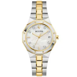 Bulova® Analoog 'Prestige' Dames Horloge 98P234