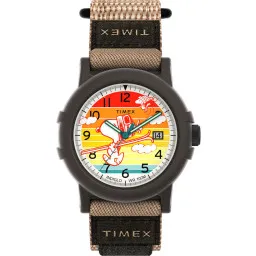 Timex® Analogue 'Peanuts Camper' Men's Watch TW4B34900
