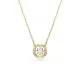 Swarovski 'Una Sparkling Dc' Women's Gold Plated Metal Necklace - Gold 5758061