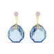 Swarovski® 'Gema' Women's Gold Plated Metal Drop Earrings - Gold 5737449