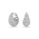 Swarovski® 'Sublima' Femmes Métall Boucle d'oreille - Argent 5732281