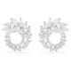 Swarovski 'Mesmera Glam' Women's Base Metal Hoop Earrings - Silver 5748008