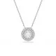 Swarovski 'Sublima Glam' Women's Base Metal Necklace - Silver 5738246