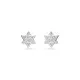 Swarovski® 'Dextera' Women's Base Metal Stud Earrings - Silver 5700322