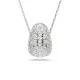 Swarovski® 'Sublima' Damen Metall Halsband - Silber 5697190