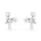 Swarovski® 'Matrix' Dames Metaal Oorclips - Zilverkleurig 5692523